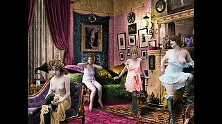 Chica sexy con un vi ...